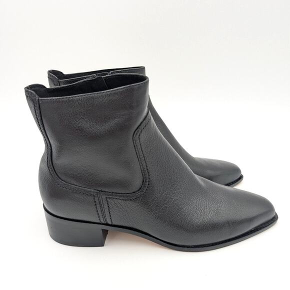 Cole Haan Naia Pointed Toe Block Heel Booties Women's Black Size US8B EU39 - Picture 3 of 12